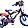 Hot Wheels Kinderfiets Jongens 16 inch Zwart Oranje Blauw Twee handremmen