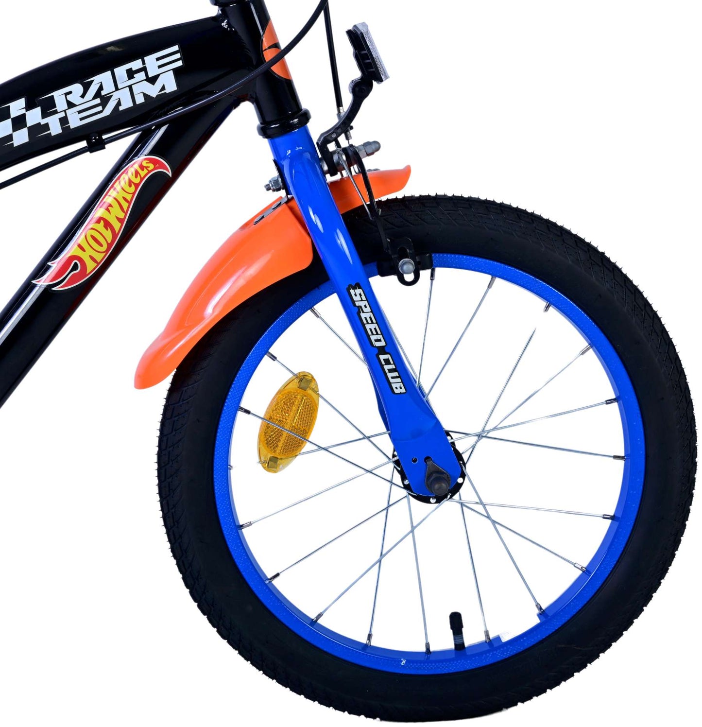 Hot Wheels Bike Children Bike Boys de 16 pulgadas Naranja Naranja Dos frenos de manos