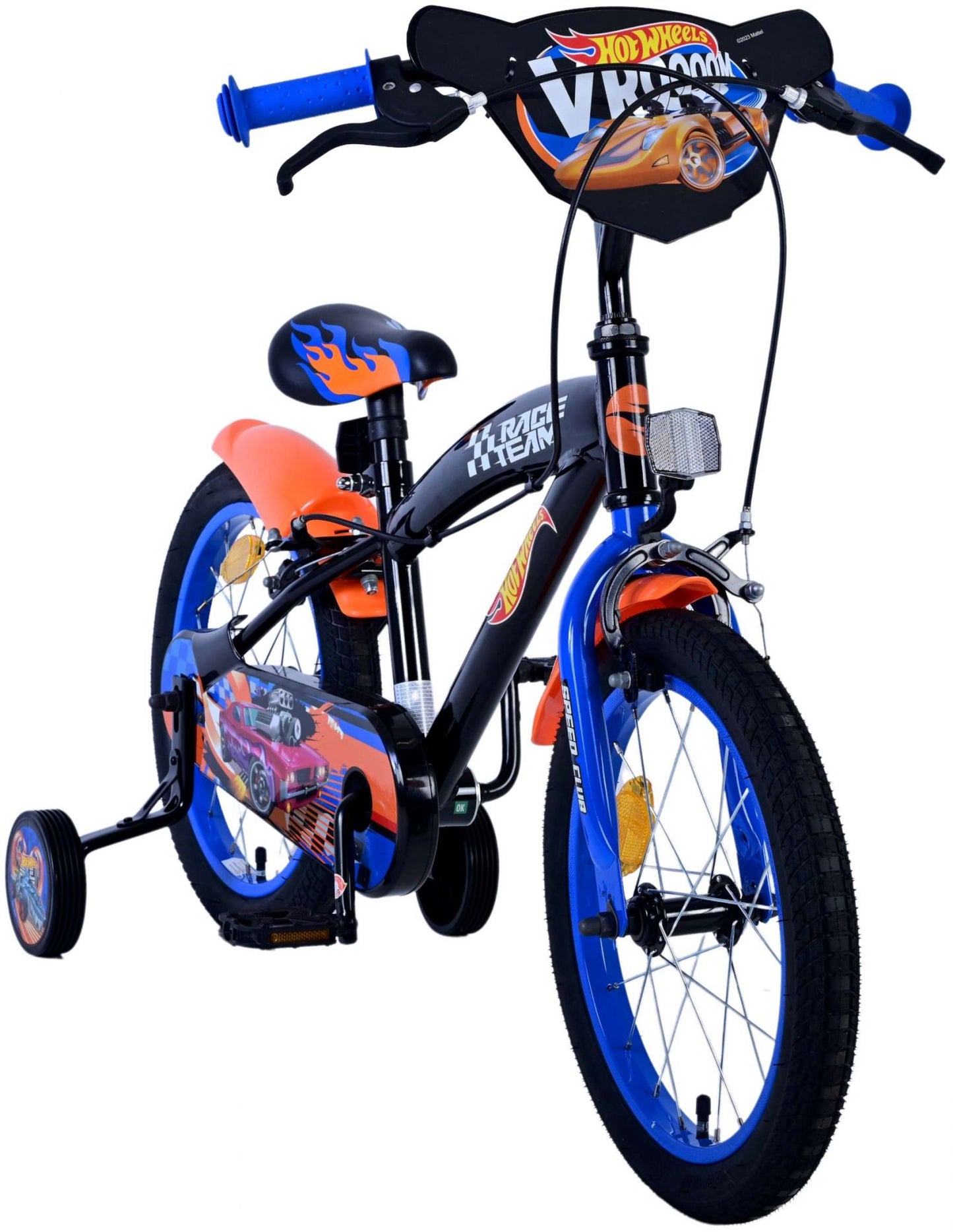 Hot Wheels Bike Children Bike Boys de 16 pulgadas Naranja Naranja Dos frenos de manos
