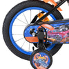 Heiße räder bicicletta per bambini hot wheels - ragazzi - 14 pollici - nero arancione blu