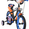 Heiße räder bicicletta per bambini hot wheels - ragazzi - 14 pollici - nero arancione blu