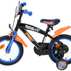 Heiße räder bicicletta per bambini hot wheels - ragazzi - 14 pollici - nero arancione blu