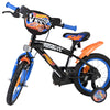 Heiße räder bicicletta per bambini hot wheels - ragazzi - 14 pollici - nero arancione blu