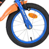 Heiße räder bicicletta per bambini hot wheels - ragazzi - 14 pollici - nera - due freni a mano