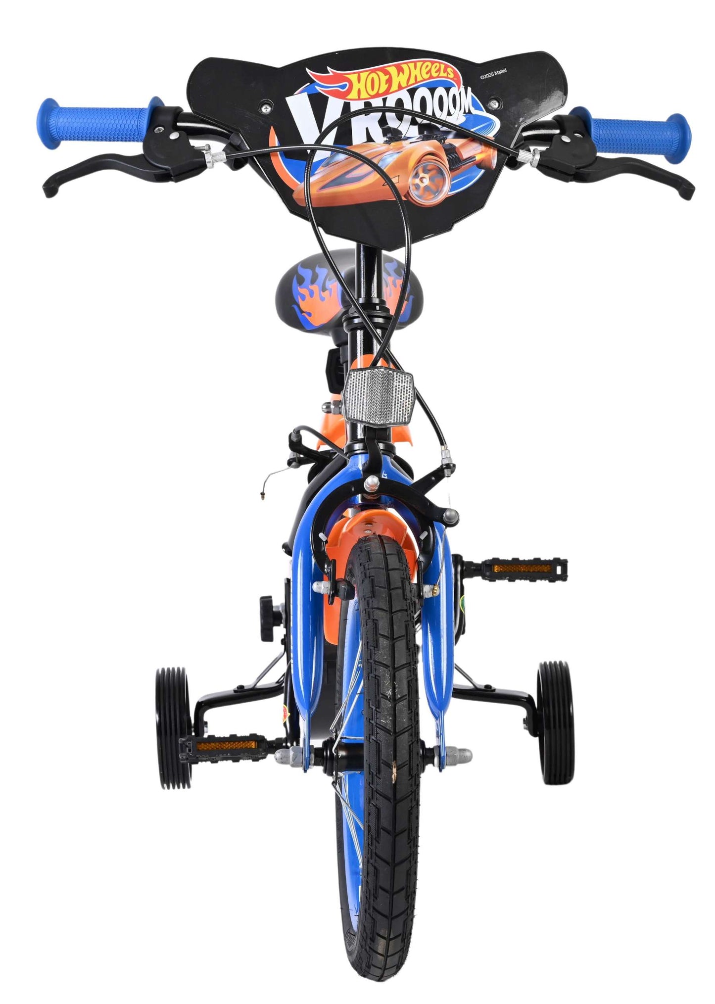 Bicicleta para niños Heiße räder hot wheels - niños - 14 pulgadas - negra - dos frenos de mano