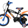 Heiße räder bicicletta per bambini hot wheels - ragazzi - 14 pollici - nera - due freni a mano
