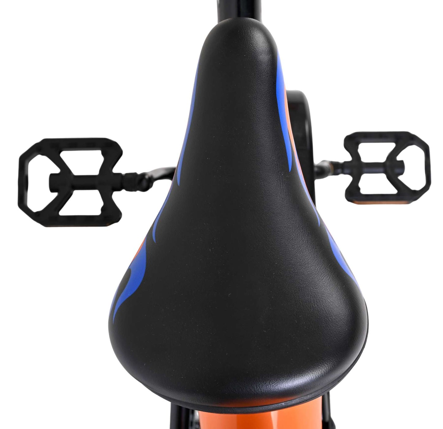 Heiße räder bicicletta per bambini hot wheels - ragazzi - 16 pollici - nero arancione blu