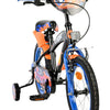 Heiße räder bicicletta per bambini hot wheels - ragazzi - 16 pollici - nero arancione blu