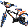 Heiße räder bicicletta per bambini hot wheels - ragazzi - 16 pollici - nero arancione blu
