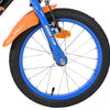 Bicicletta per bambini Heiße räder hot wheels - ragazzi - 16 pollici - nero arancione blu - due freni a mano