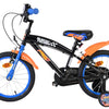 Bicicleta para niños Heiße räder hot wheels - niños - 16 pulgadas - negro naranja azul - dos frenos de mano