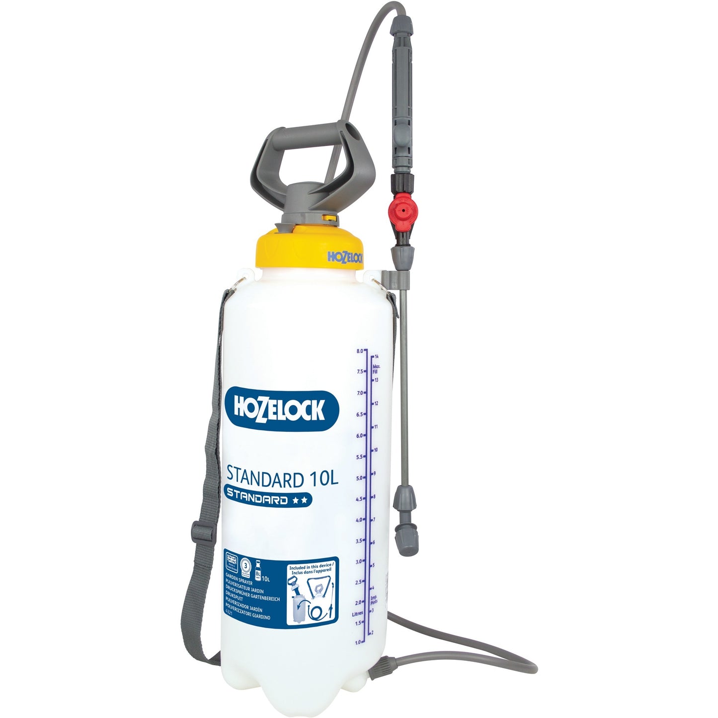 Spruzzatore a pressione Hozelock Standard da 10 litri