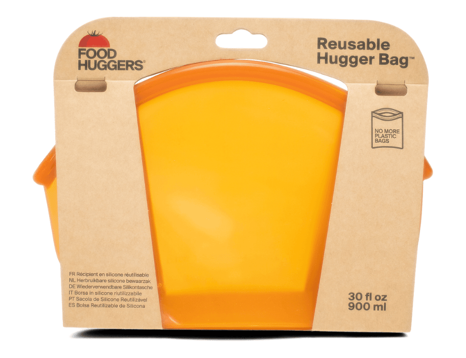 Food Hugger Borsa di stoccaggio riutilizzabile 900 ml Amber