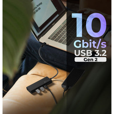 Caja de caja helada de 4 pies con USB-C 3.2 Gen 2