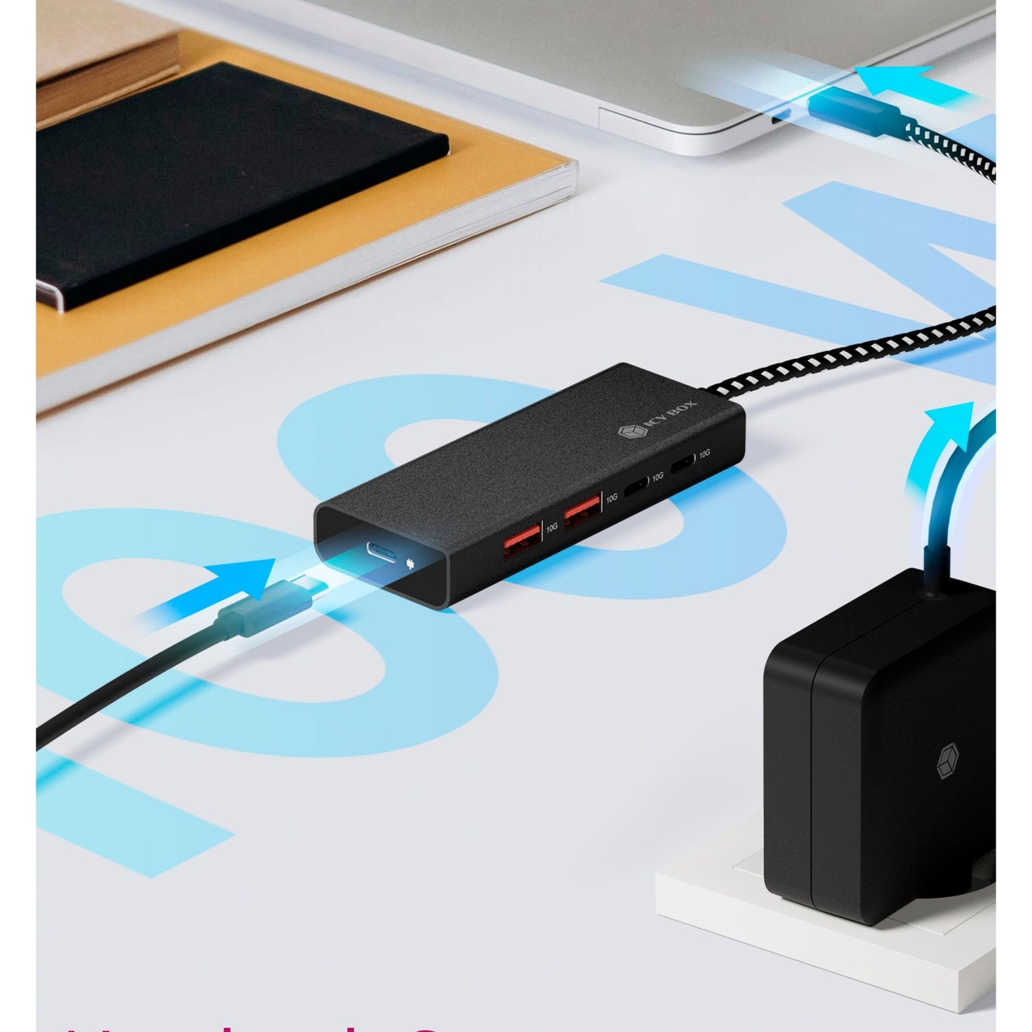 Caja de caja helada de 4 pies con USB-C 3.2 Gen 2
