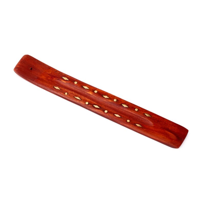 Controlli - Porta di incenso in legno di mango per bastoncini