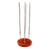 Mango Wood Round Inciense Soportista Buda incrustación