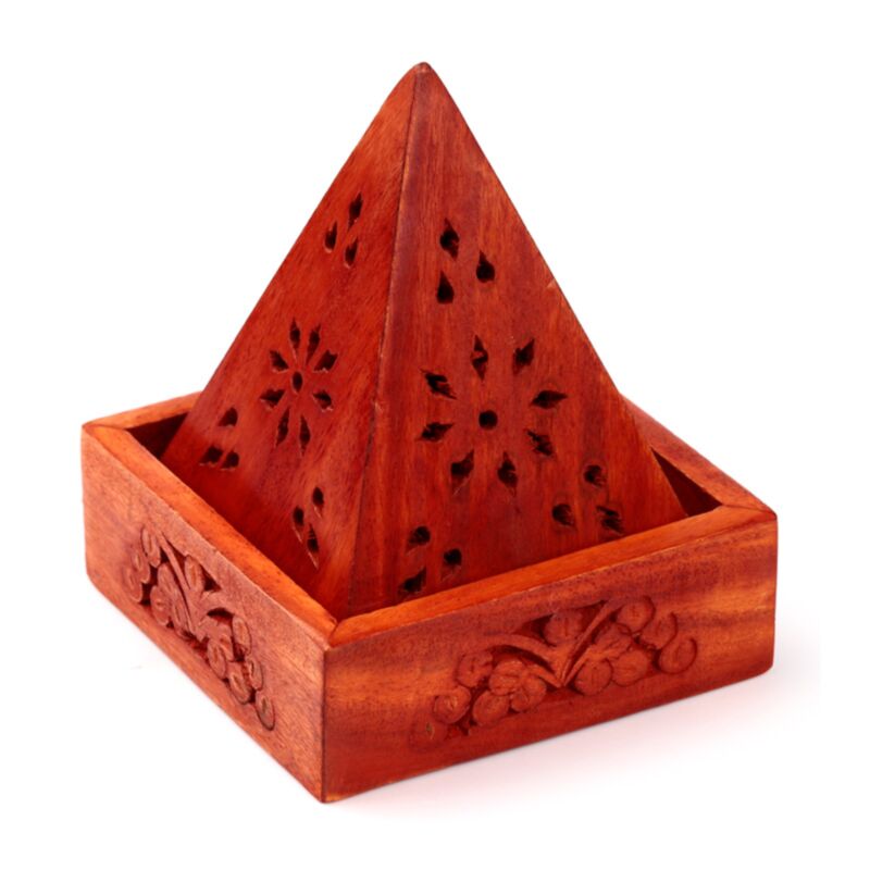 Porta di incenso piramide di mango Kegels Flower