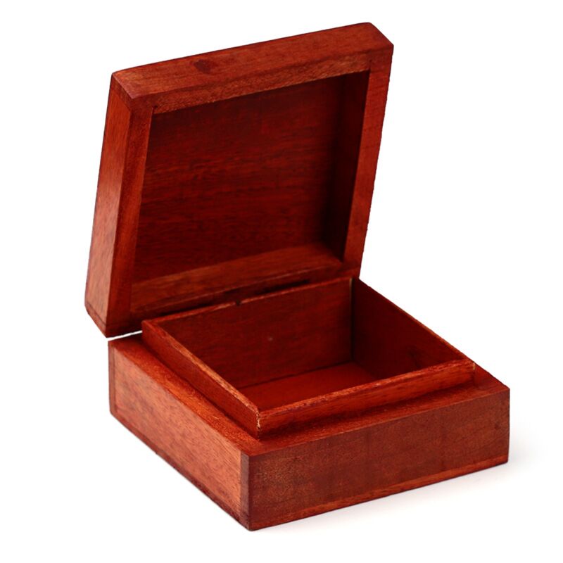 Caja de almacenamiento de madera de madera o vida de mango