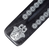 Mangohout hamsa hand wierookhouder - afbeelding 2