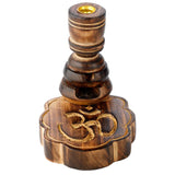 Cut Hamsa Mangohout Backflow incense holder - afbeelding 1