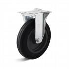 Torwegge fixed castor rubber ø100 plastic