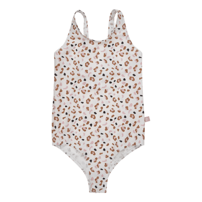 Leopard | kaki meisjes uv badpak