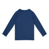 Tonos puros | Camisa de natación de color azul oscuro con mangas largas