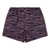 Vibrant stripes | blauw oranje uv zwembroek jongen