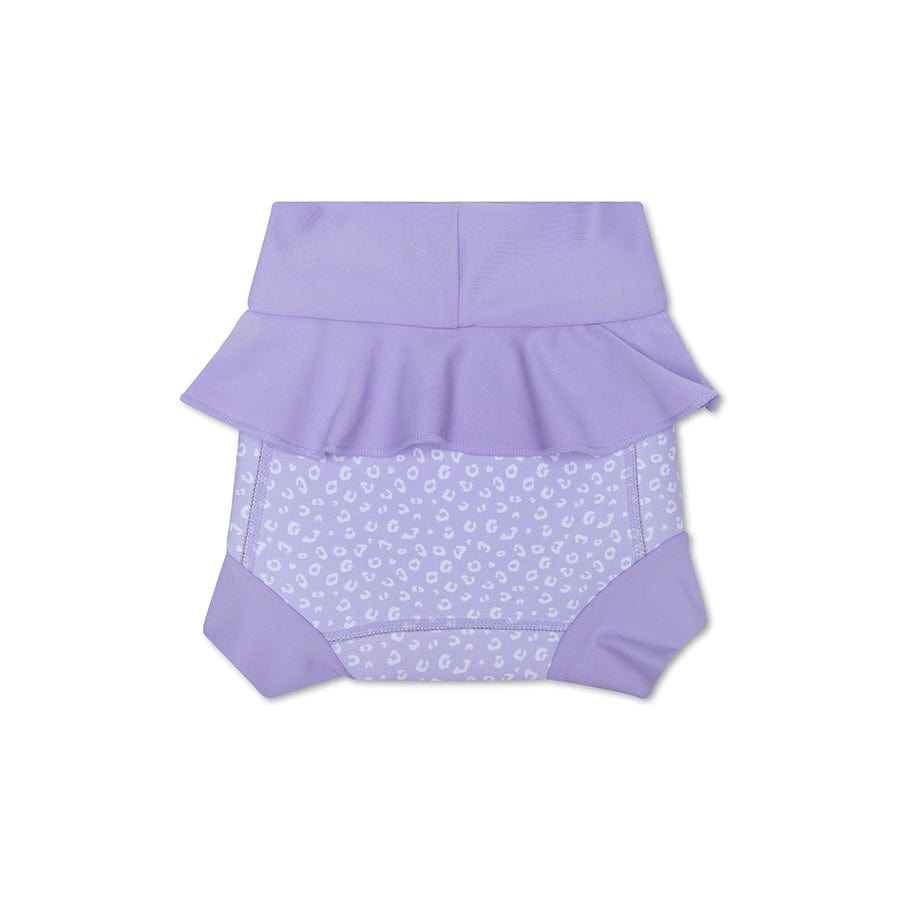 Leopard | lila neopreen zwemluier