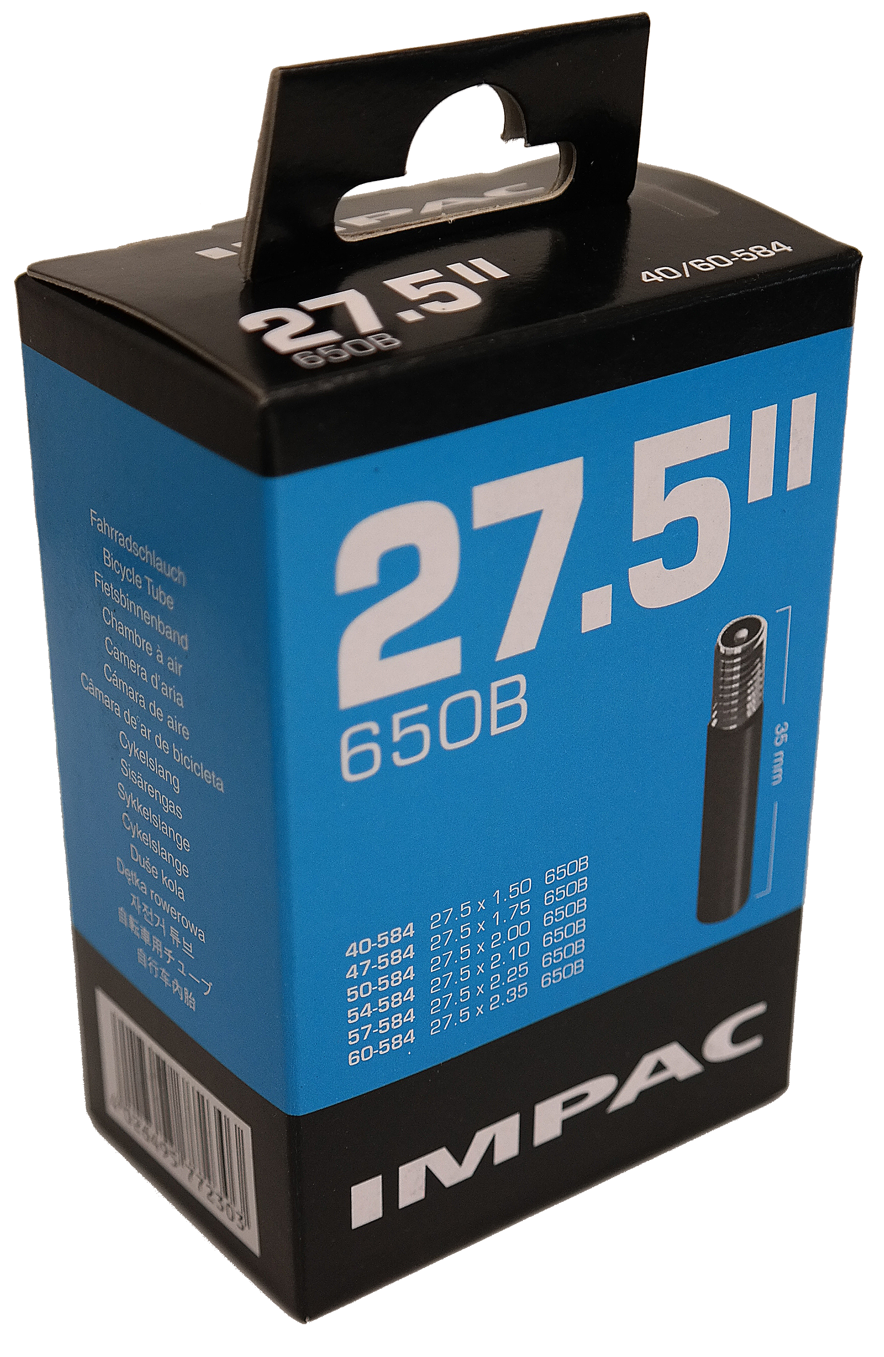 Impac (schwalbe) binnenband av21 27.5 inch (40 60-584) 40mm