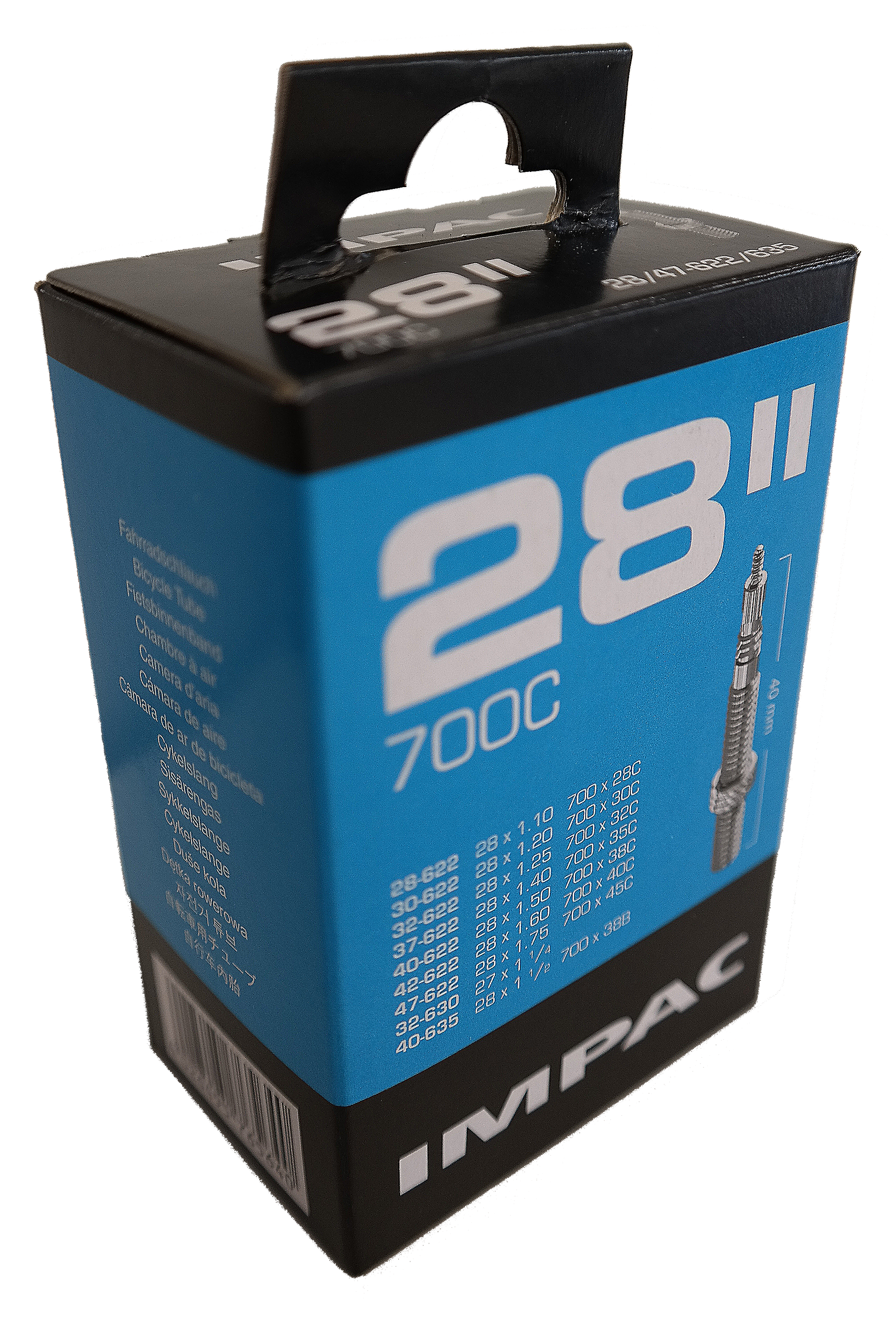 Impac ( schwalbe ) binnenband sv17 28 inch 28 47-622 40 mm