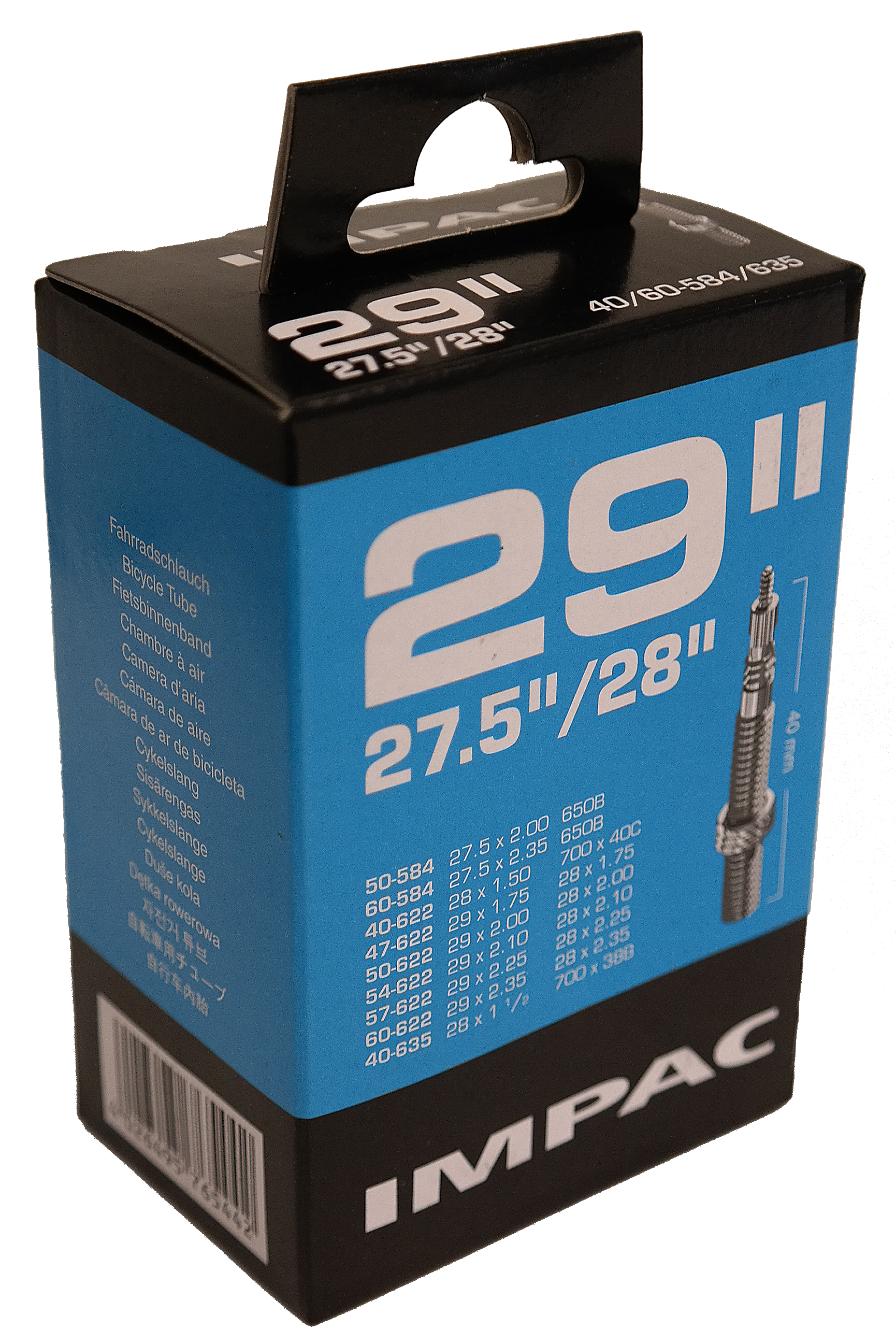 Impac (Schwalbe) inner tube SV19 28 29 inch 40 60-622-635 40 mm