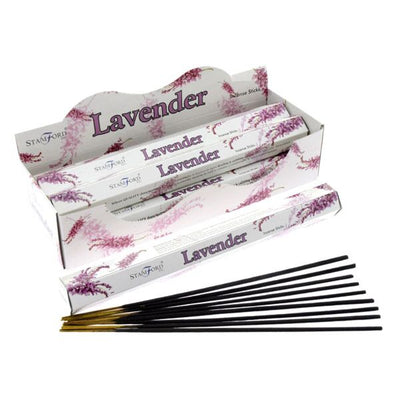 37102 lavanda - bastoncini di incenso esagono premium stamford
