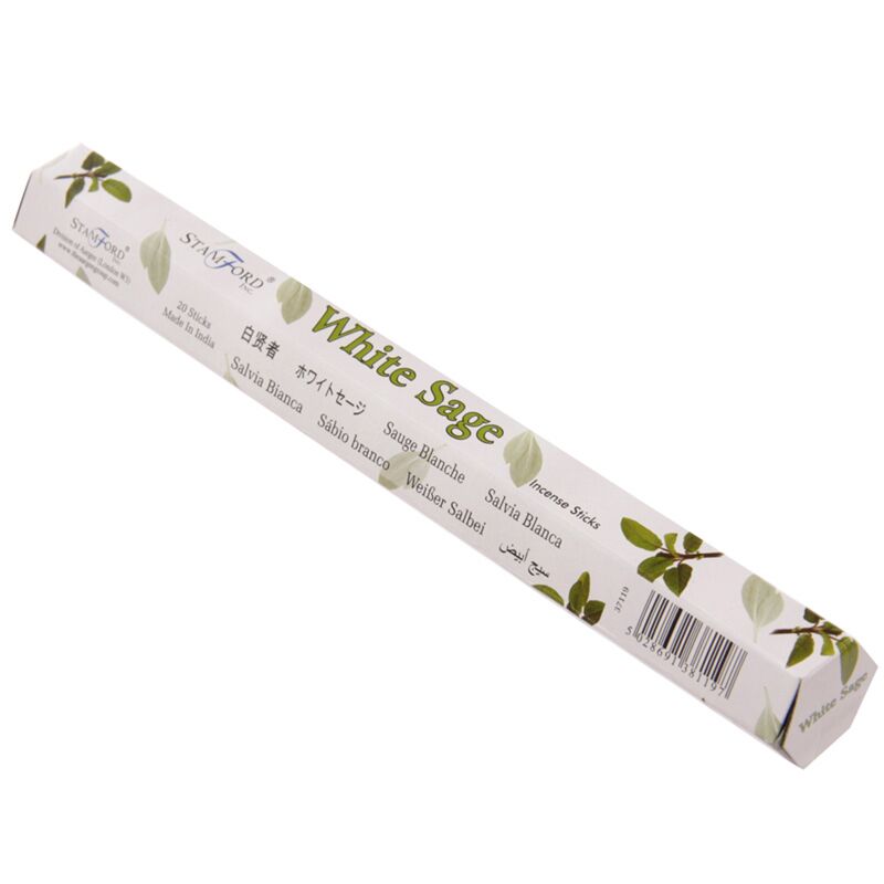 37119 White Sage - Sticchi di incenso esagonale Stamford Premium