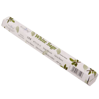 37119 witte salie - stamford premium hex wierook stokjes
