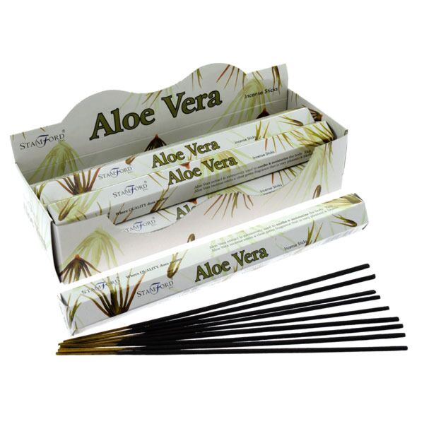 37108 aloe vera - stamford premium hex wierook stokjes