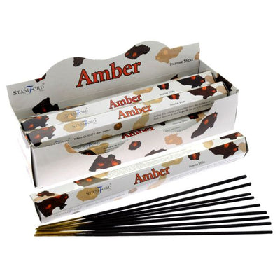 37111 Amber - Sticchi di incenso esagonale Premium Stamford