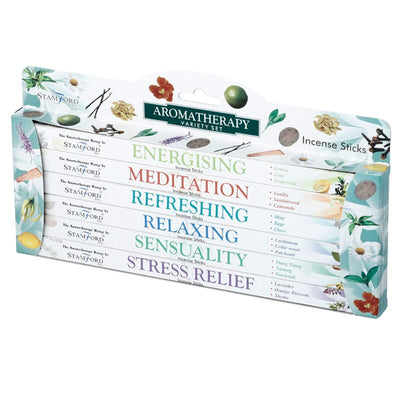 37147 Aromatherapy - Stamford Hex Incense Sticks Box 6 Pacchetti
