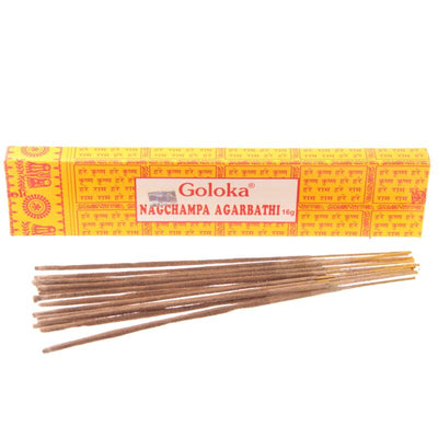 Agarbathi - GOLOKA NAG Champa incenso 16G