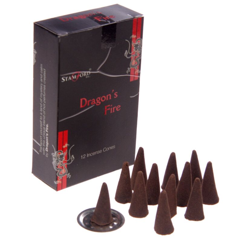 Dragons Fire 37180 - Stamford Black Incenso Coni