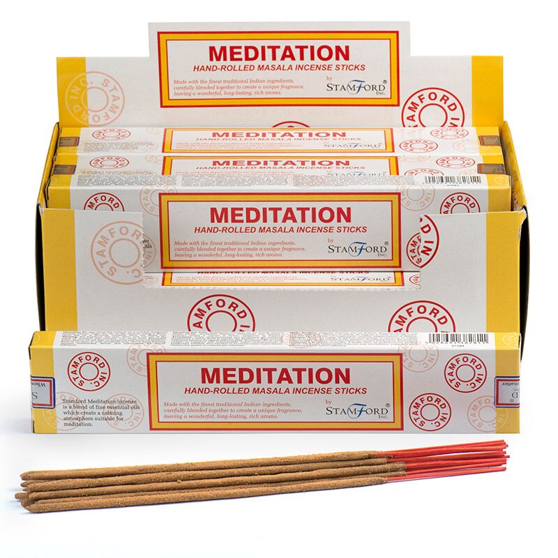 37281 meditazione - bastoncini di incenso stamford masala