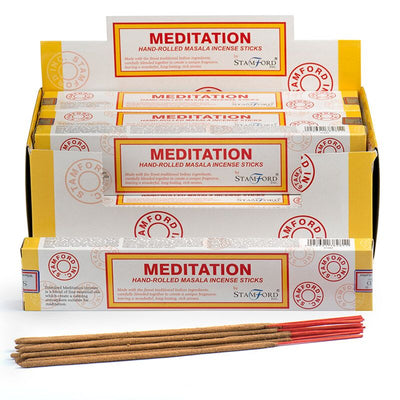 37281 meditazione - bastoncini di incenso stamford masala