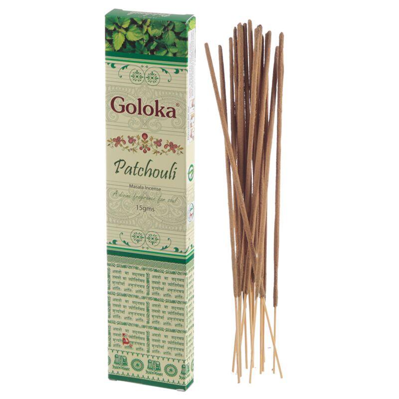 Patchouli - bastoncini di incenso Goloka masala