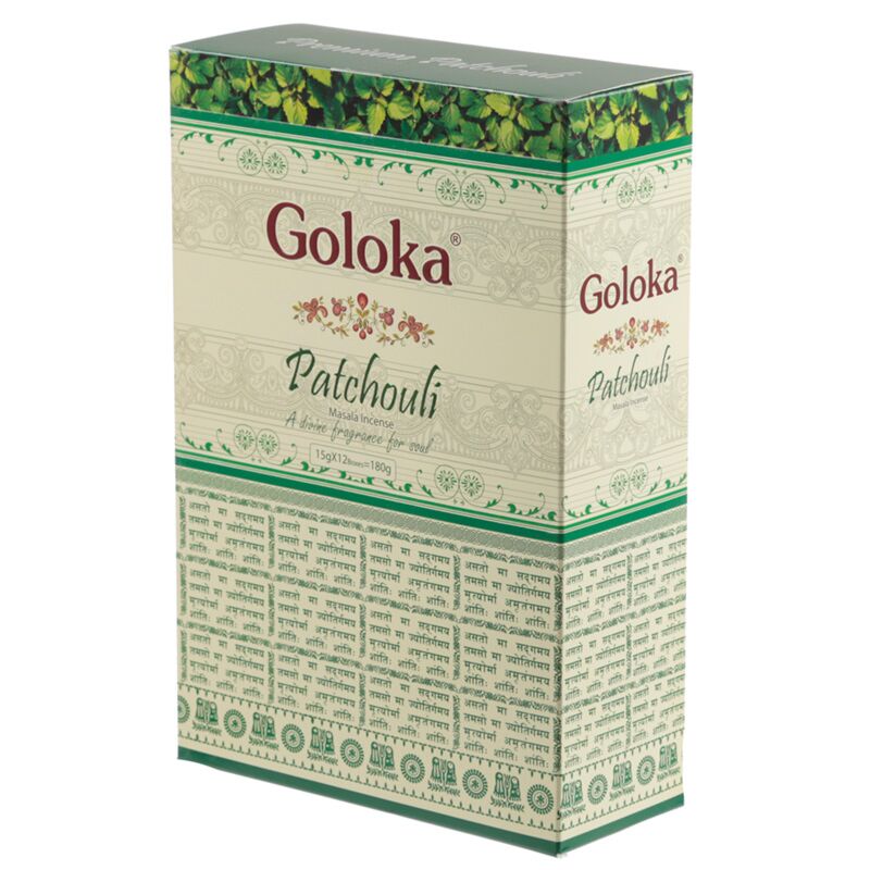 Patchouli - bastoncini di incenso Goloka masala