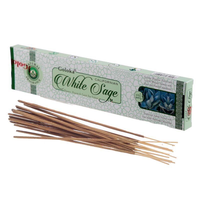 Sage bianchi californiani - Sticchi di incenso Goloka