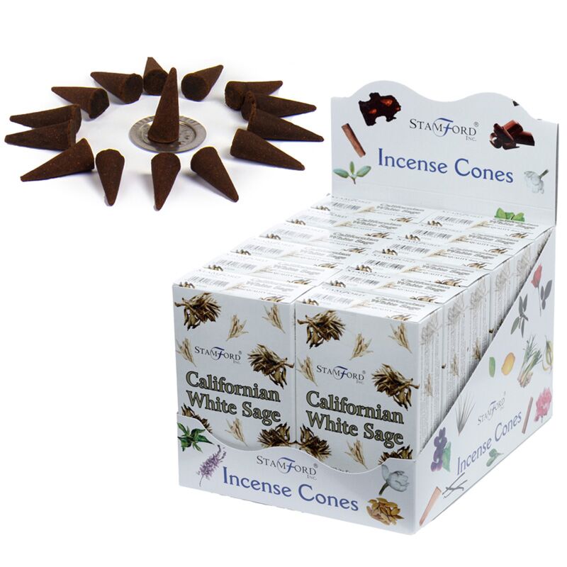 37210 Californian White Sage - Stamford Incense Coni