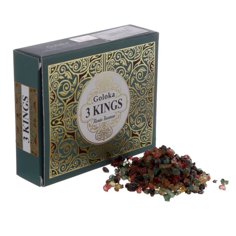 Drie koningen 30g - goloka wierook korrels hars