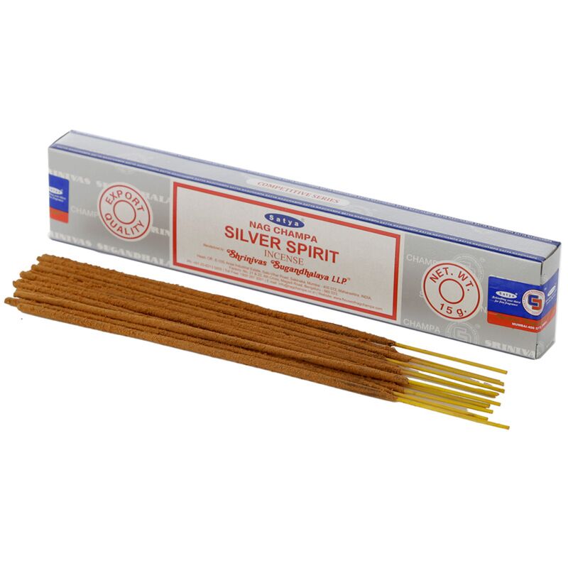 01363 Silver Spirit - Satya Nag Champa Incense Sticks