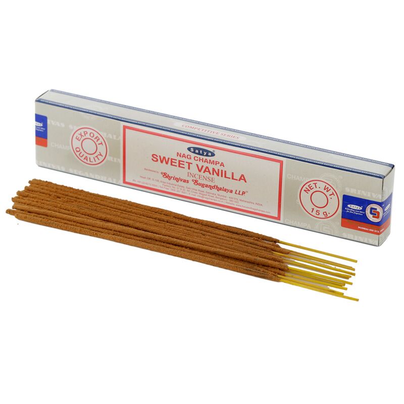 01365 Sweet Vanilla - Sticchi di incenso Satya Nag Champa